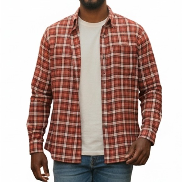 Eddie Bauer Other - Eddie Bauer Men’s Button Front Long Sleeve Outdoors Plaid Shirt | Size Medium
